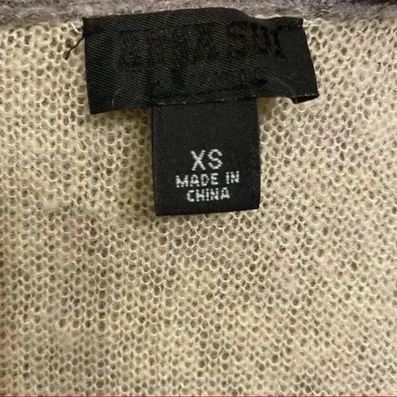 Anna Sui hooded mohair blend cardigan - Picture 6 of 8